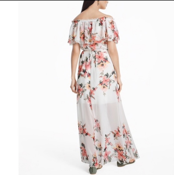 NEW WHBM Boho Floral Maxi Dress XS - Picture 3 of 5